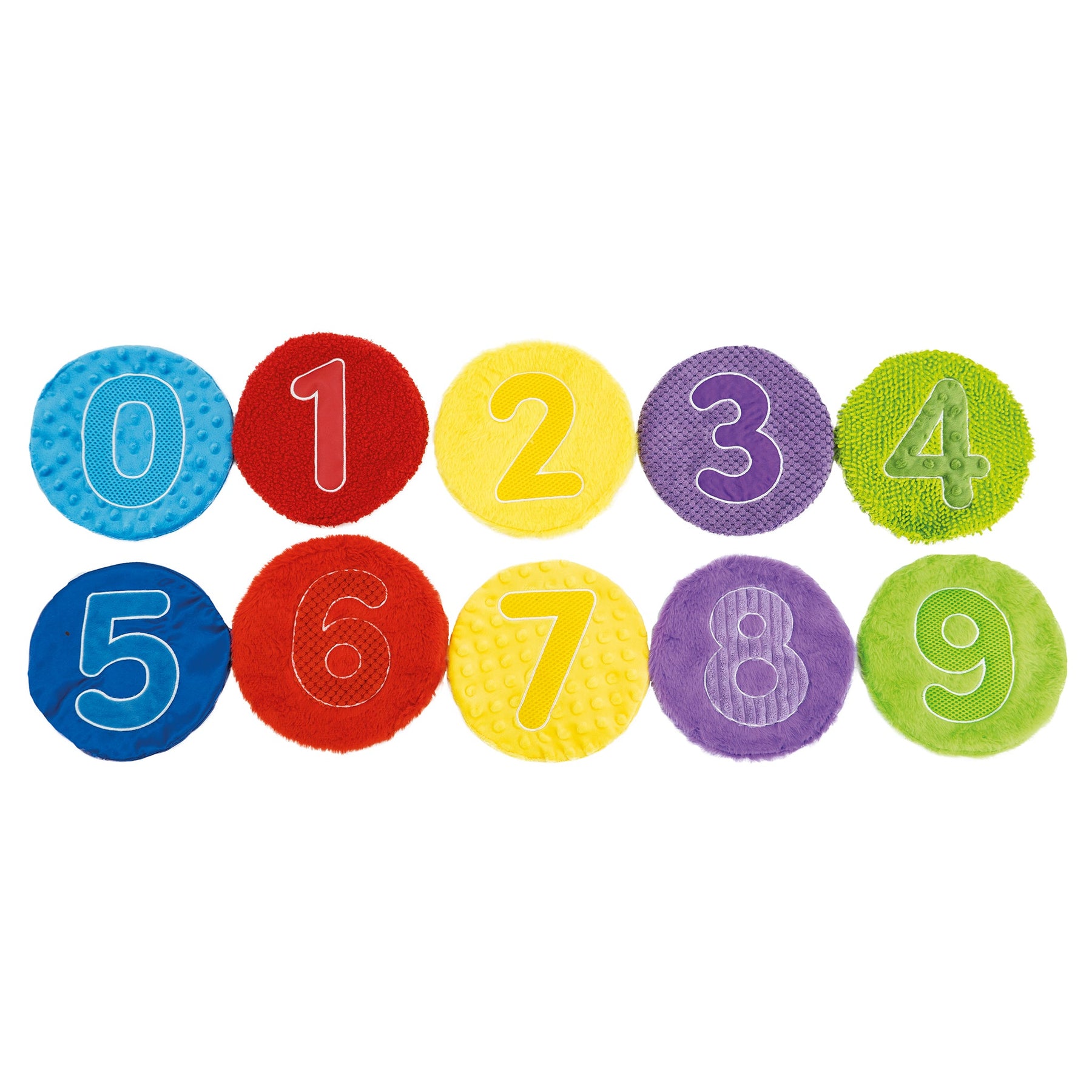 Tactile number mats, 10 pcs (0-9) – MyPauze